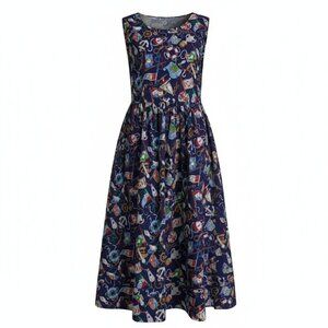 Vera Bradley VINTAGE Nautical Sailors Midi Dress M